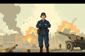 Film di guerra con artiglieria