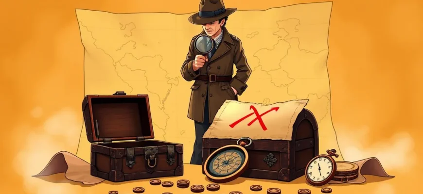 Film d’azione su caccia al tesoro