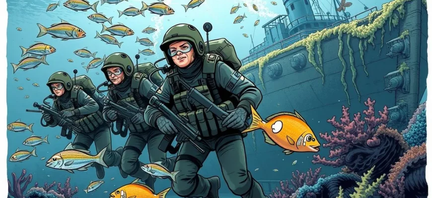 Film di guerra su subacquei-spie