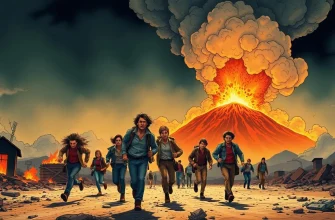 Film d’azione su eruzioni vulcaniche