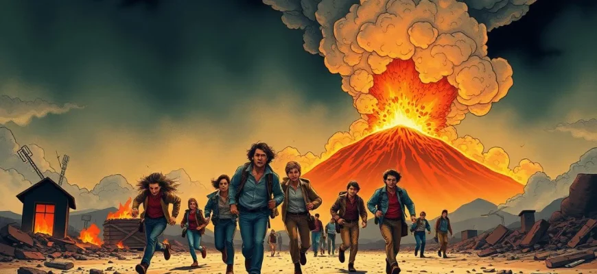 Film d’azione su eruzioni vulcaniche