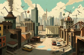 Film d’azione con città distrutte