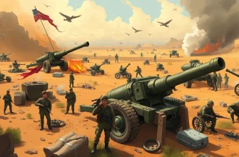 Film di guerra su artiglieria