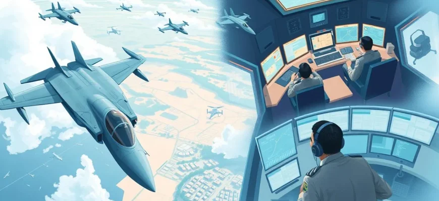 Film di guerra sul controllo aereo