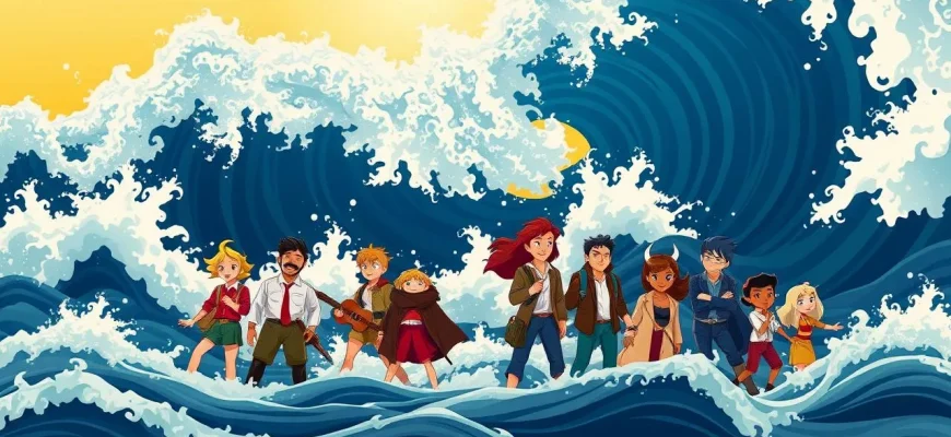 Film di Avventura Durante un Tsunami