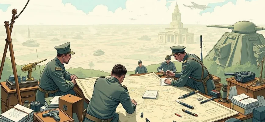 Film di guerra su cartografi di intelligence