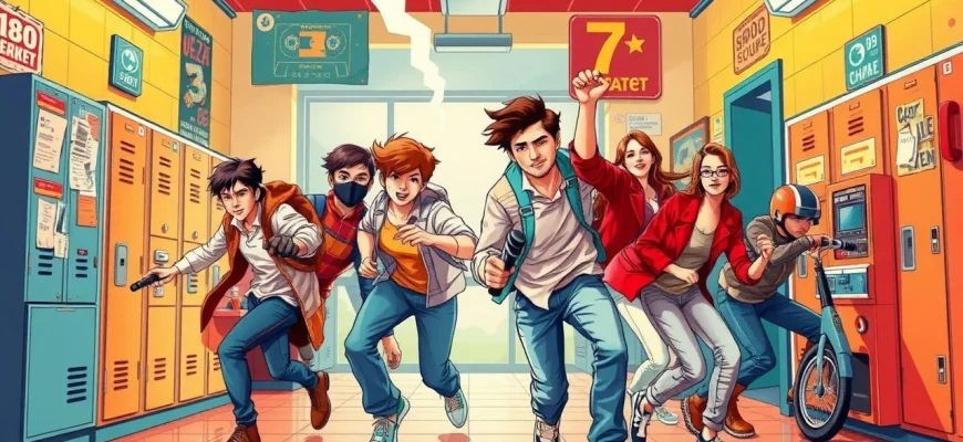 Film d’azione con studenti