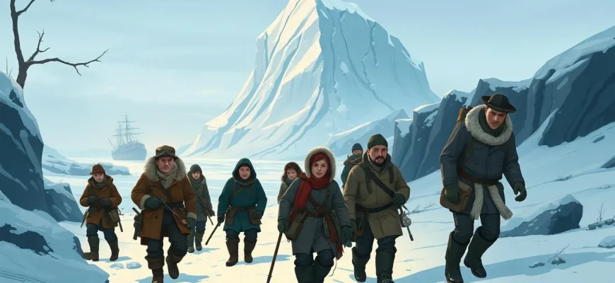 Film d’azione con iceberg: avventura e pericolo sul ghiaccio