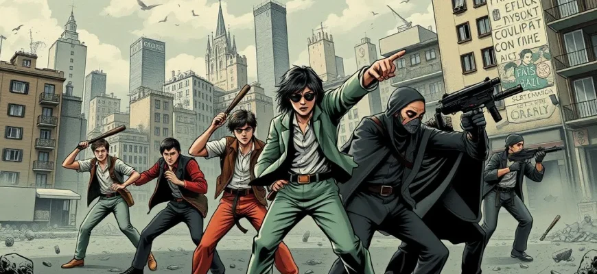 Film d’azione sulla pulizia della città Film d’azione sulla pulizia della città