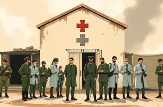 Film di guerra con medici militari