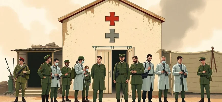 Film di guerra con medici militari