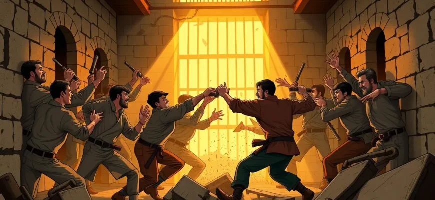 Film d’azione sulle battaglie in prigione