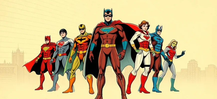 Film d’azione con squadre di supereroi