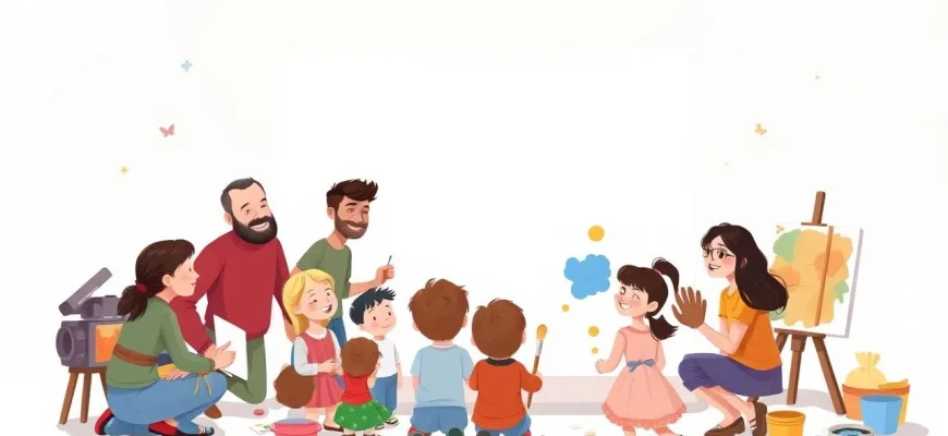 Film di famiglia sulla pittura