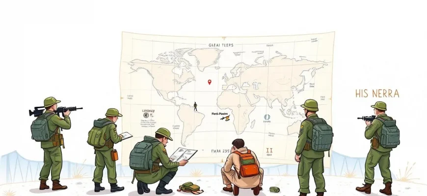 Film di guerra sui topografi