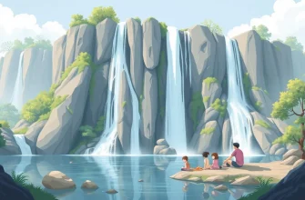 Film di famiglia sui cascate