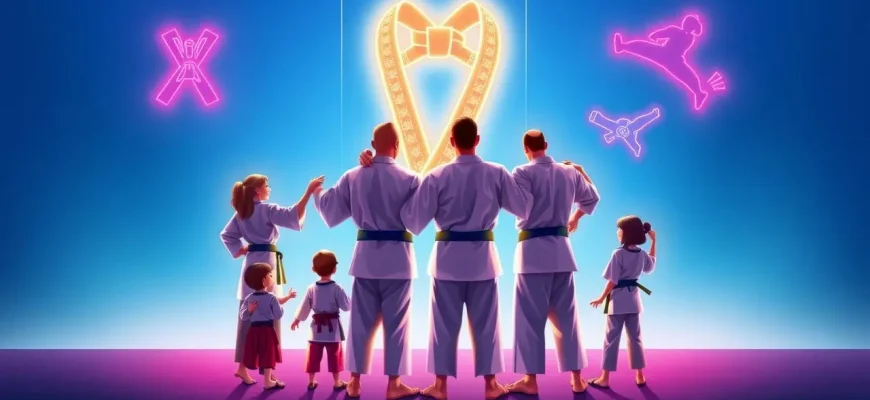 Film di famiglia sul karate