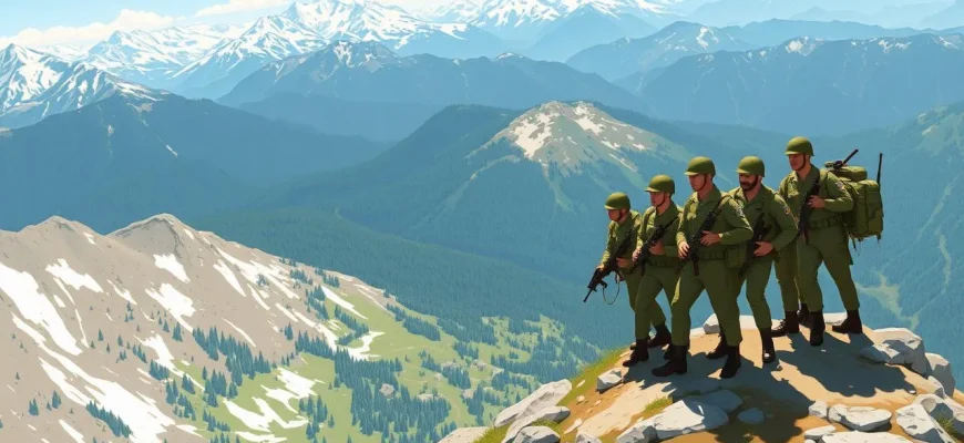 Film di guerra sui ricognitori di montagna Film di guerra sui ricognitori di montagna