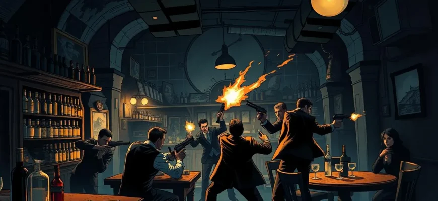 Film d’azione con ambientazione in cantina Film d’azione con ambientazione in cantina