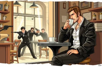 Film d’azione con scene nei caffè