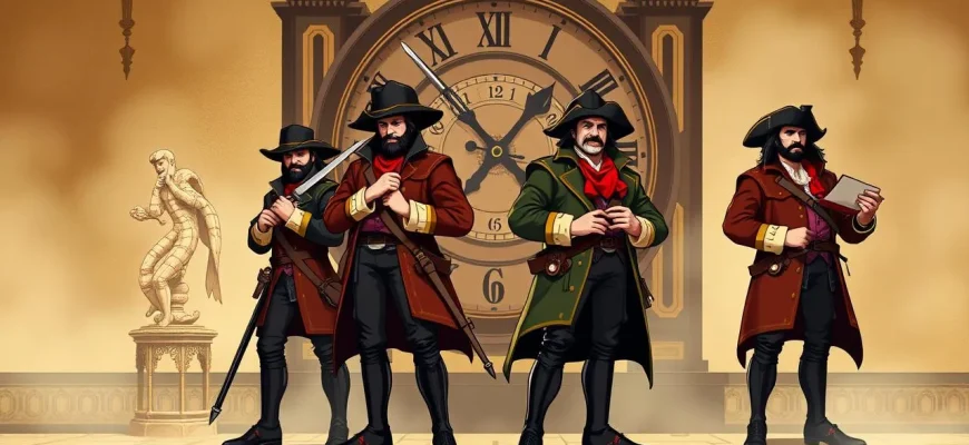 Film Detective su Moschettieri