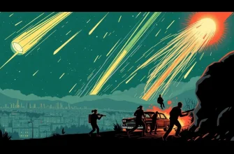 Film di azione su pioggia di meteoriti