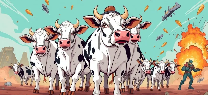 Film d’azione con mucche: una selezione unica