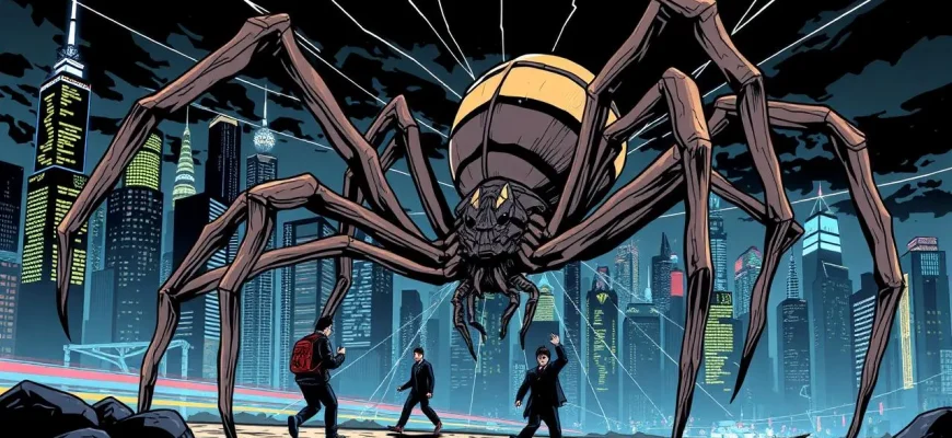 Film d’azione con ragni