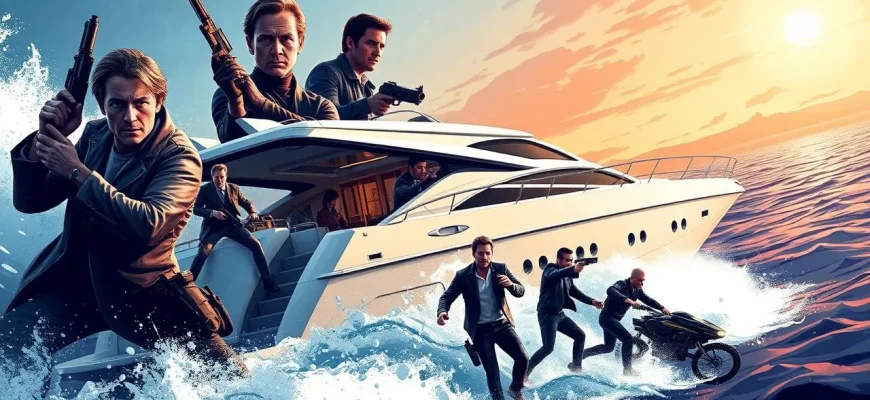 Film d’azione su yacht