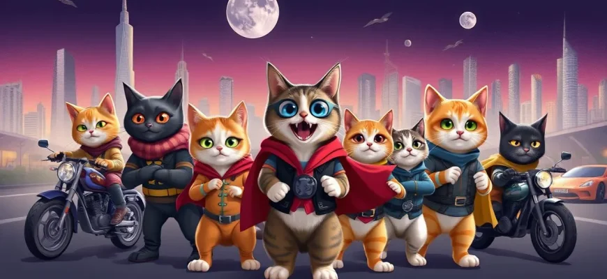 Film d’azione con gatti parlanti