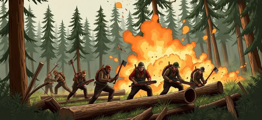 Film d’azione sui boscaioli: avventura e adrenalina