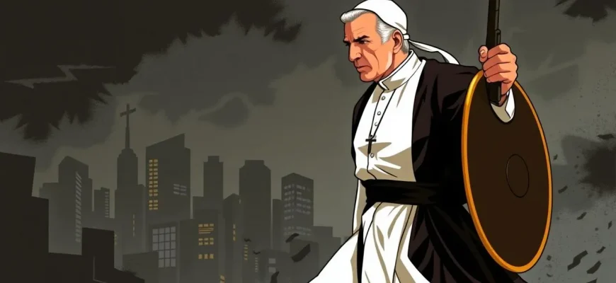 Film d’azione con sacerdoti cattolici