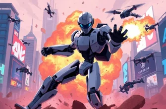 Film d’azione con robot umanoidi